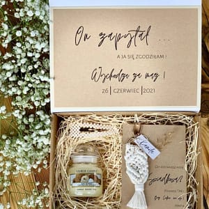 „Zostań moją świadkową!”-  boho zestaw upominkowy dla Świadkowej