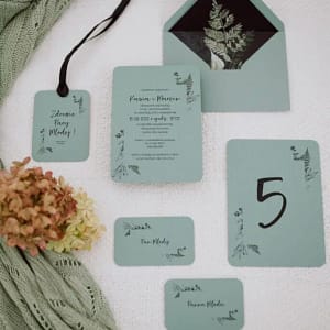 Zaproszenia ślubne - Zielnik