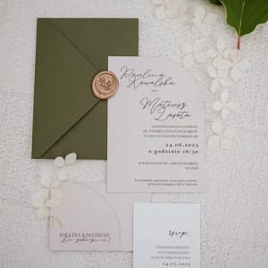 Zaproszenia ślubne - Nowa natura