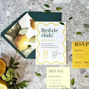 Zaproszenie Limoncello