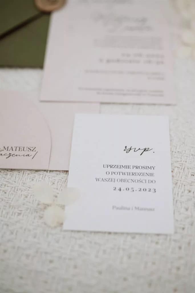 Zaproszenia ślubne - Nowa natura - obrazek 5